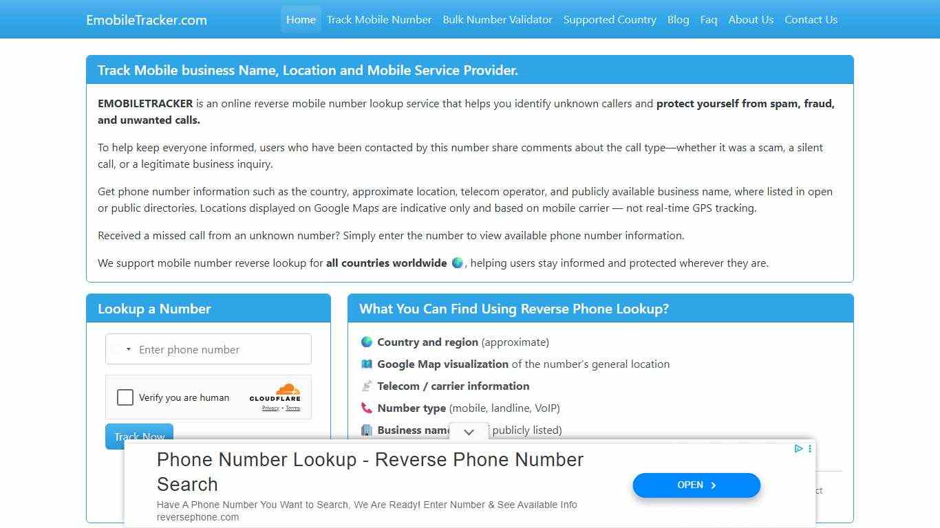 Mobile Number Tracker Find Owner Name and Location on Google Map.